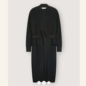 Black - Nomad New York 100% Cashmere "Mercer" Duster Cardigan.